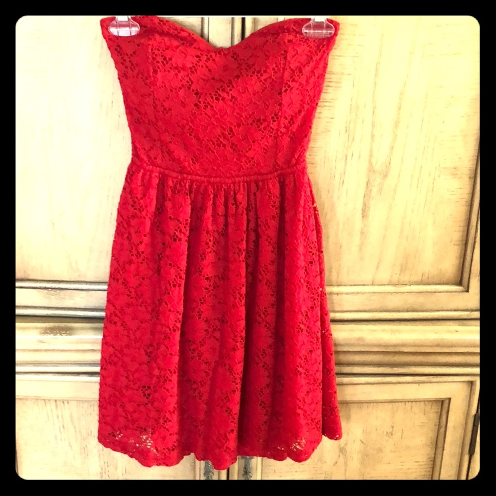 Beautiful red mini dresses